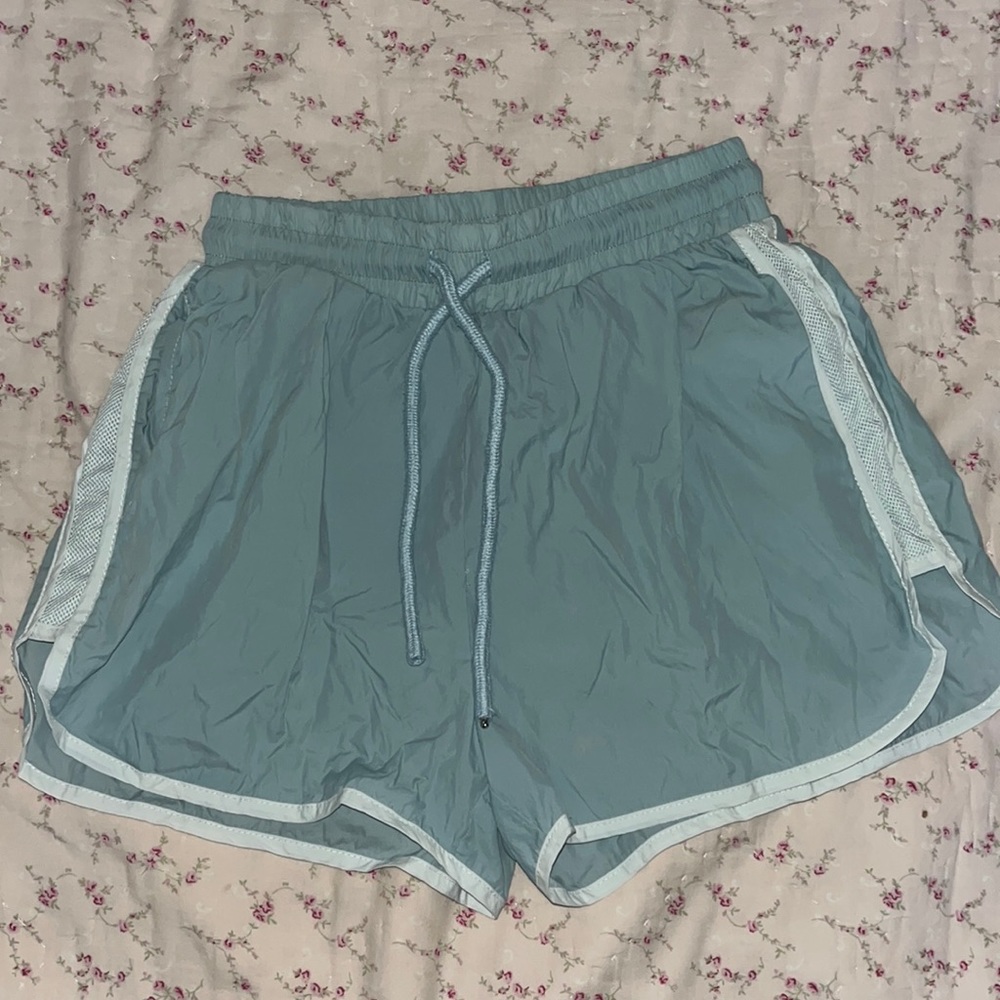 Altar’d State light blue running shorts
